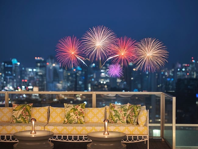 City skyline view